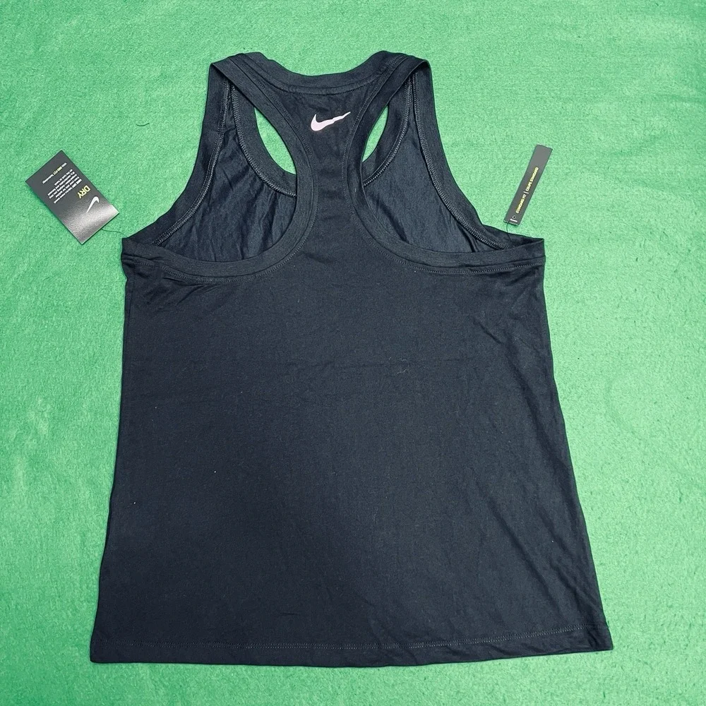 Nike DRI-FIT Women's Size Medium Just Do It Training Tank Top Black